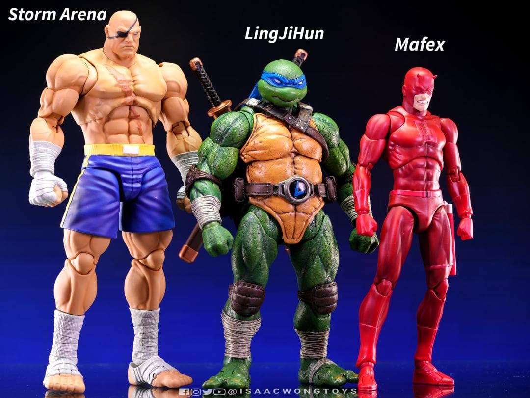 LingJiHun 1/12 TMNTタートルズ レオナルド新品未開封