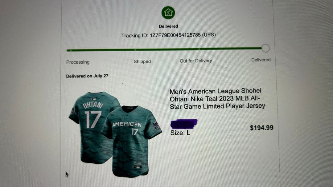 【正規品】 2023 MLB オールスター リミテッドユニフォーム 大谷翔平 L