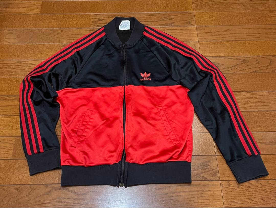80s adidas トラックジャケット made in USA サイズS