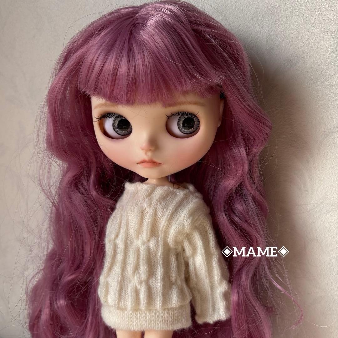 アイシードールカスタム ♡白肌・スモーキーパープル♡