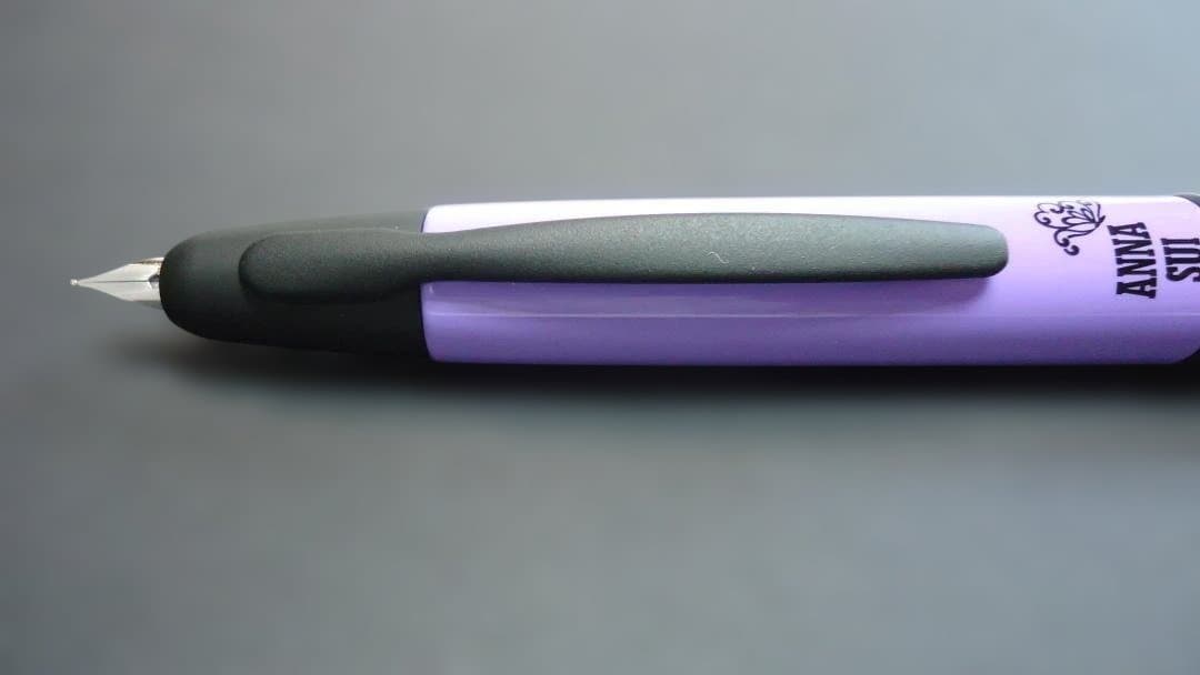 パイロット 万年筆 ANNA SUI 細字(F) 紫 ペンケース付【未使用】