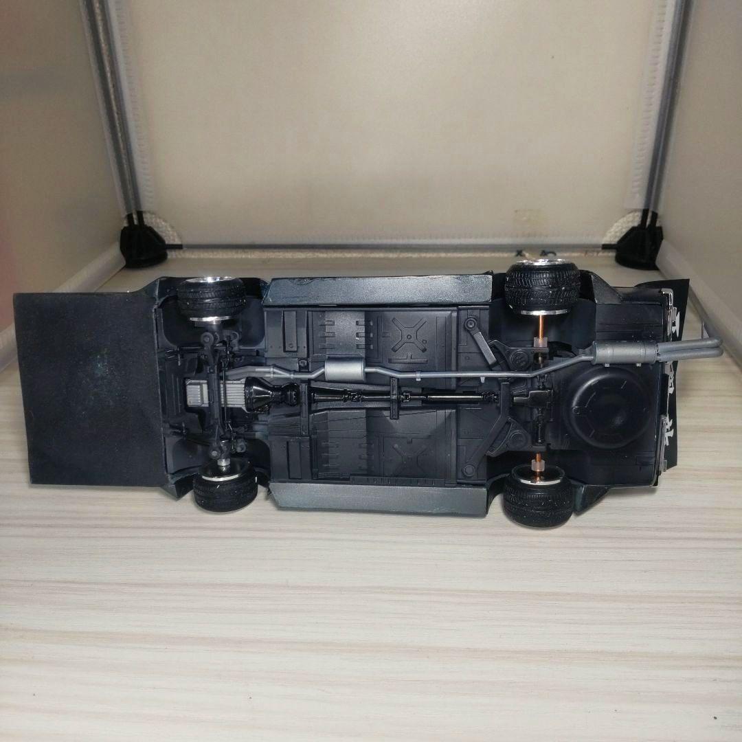 アオシマ1/24ケンメリ２Dr改！街道レーサー（レッドブル仕様）塗装済完成品！