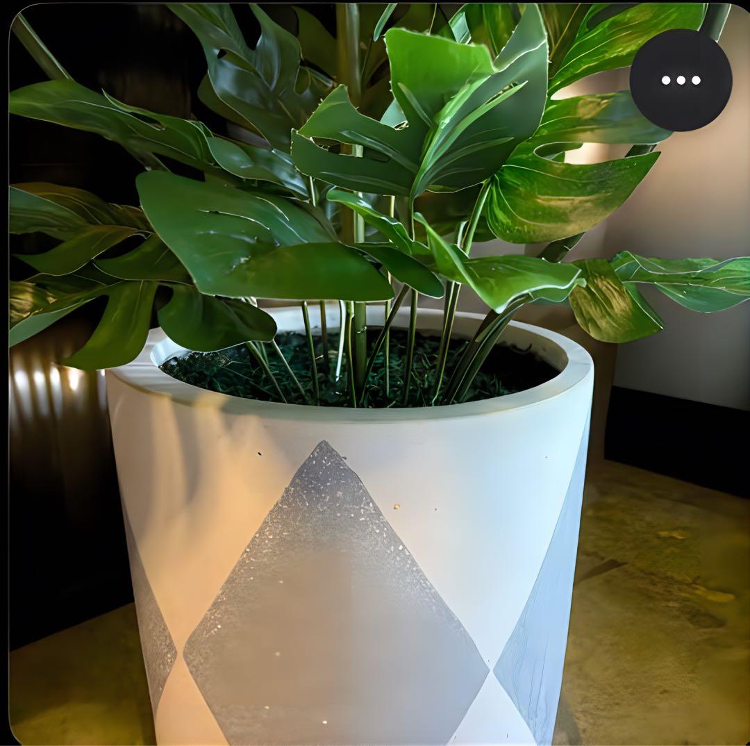 光触媒　人工観葉植物　ウォールグリーン　フェイクグリーン　バリ風特大モンステラ8