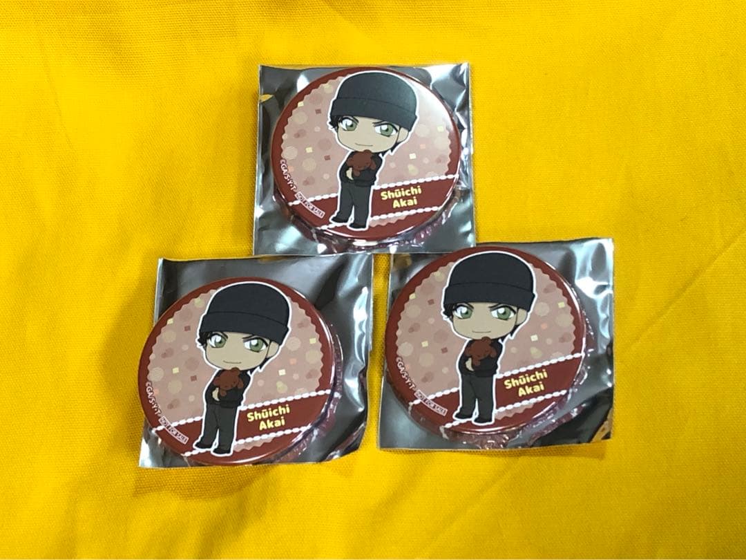 コナン　ナムコ　缶バッジ　赤井秀一　3点