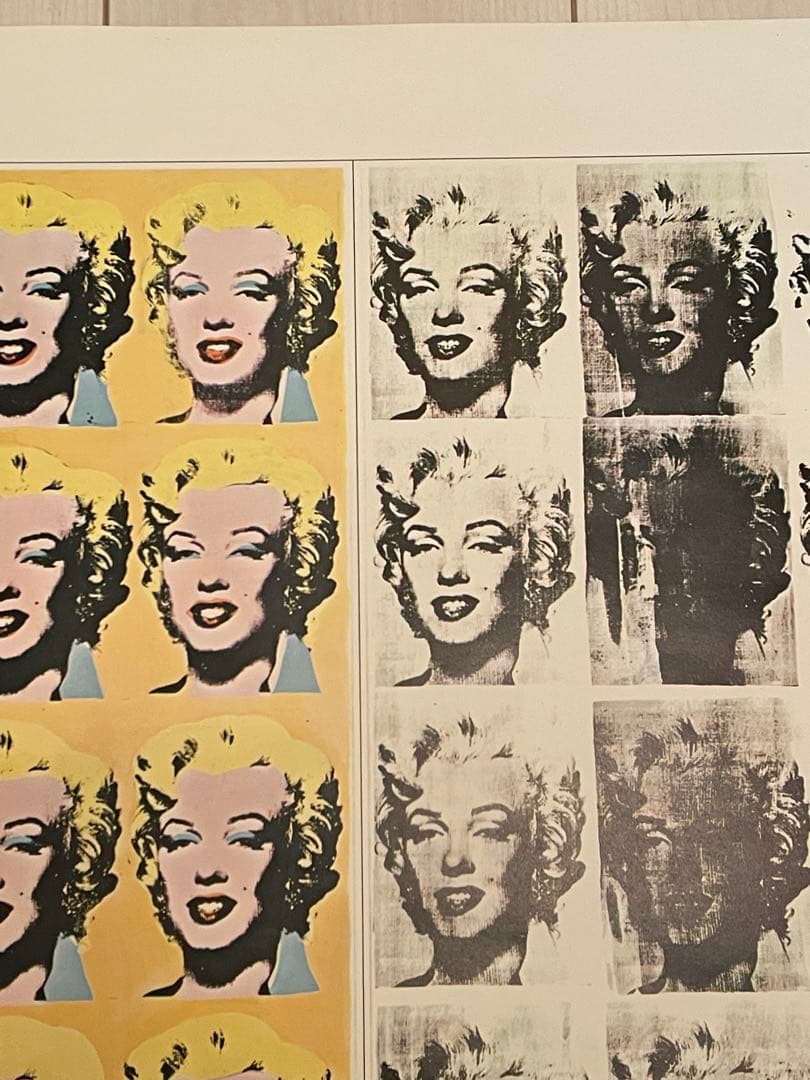 希少品　アンディーウォーホル　モンロー　ポスター　額縁付き