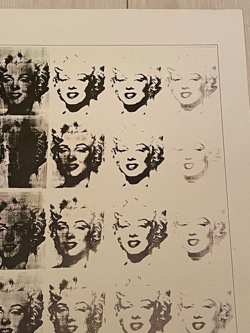 希少品　アンディーウォーホル　モンロー　ポスター　額縁付き