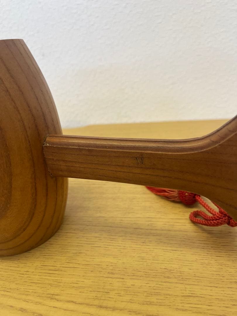 昭和レトロ　屋久杉　打出の小槌　縁起物　インテリア　置物　アンティーク