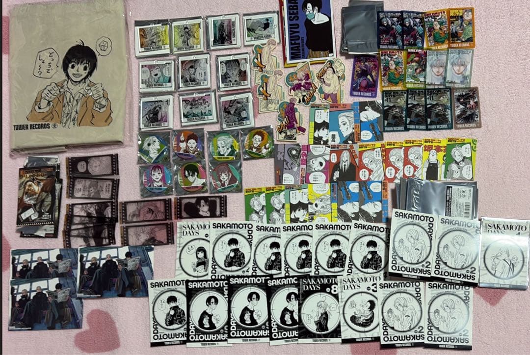 サカモトデイズ　SAKAMOTO DAYS タワレコ　バッジ　トートバッグ　原作