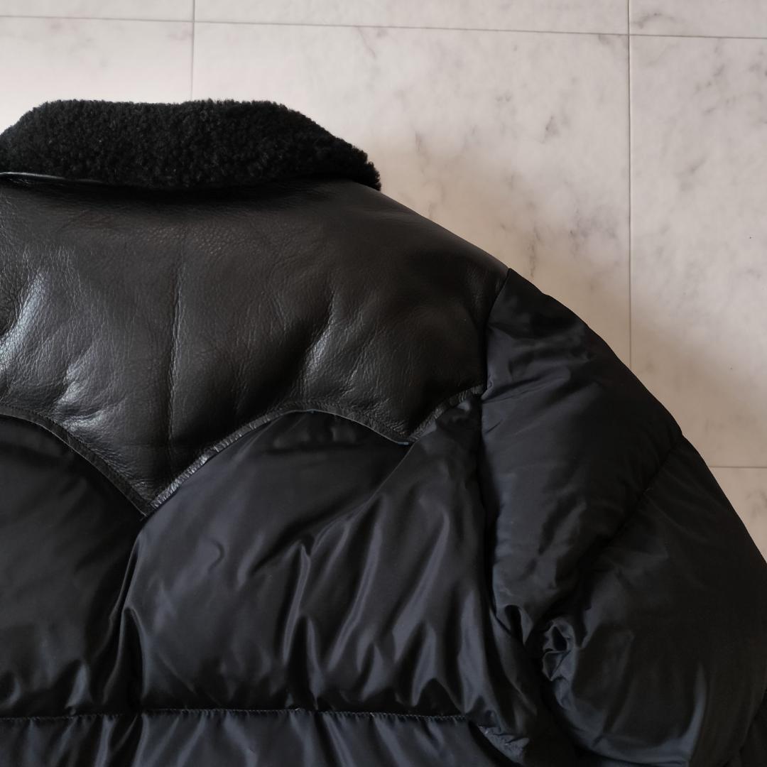 ロッキーマウンテンフェザーベッド クリスティジャケット 40 L ブラック 牛革