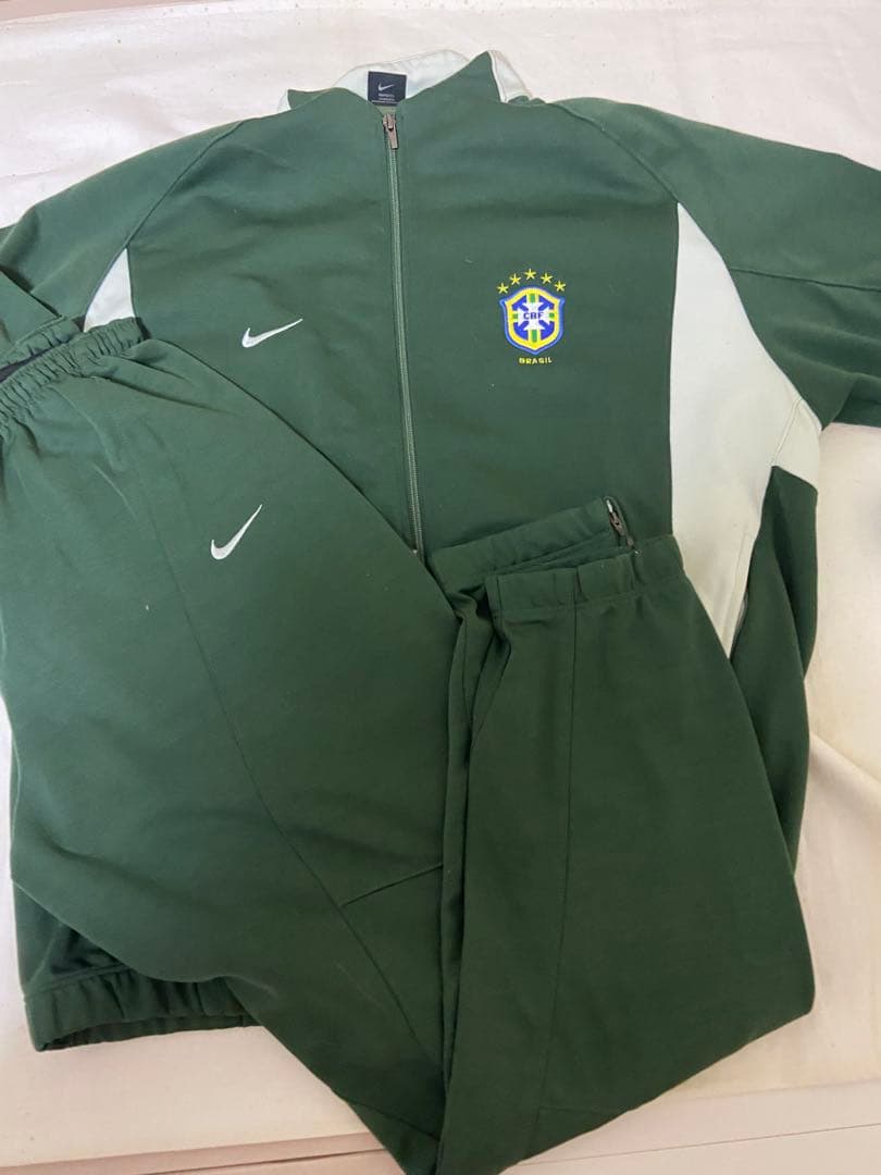 Nike/ブラジル代表選手使用トレーニングウェア上下セット