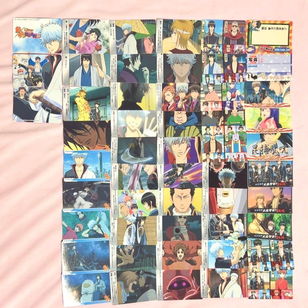 銀魂　クリアコレクション　クリアカード　箔押し　ステッカー　銀八先生　まとめ売り