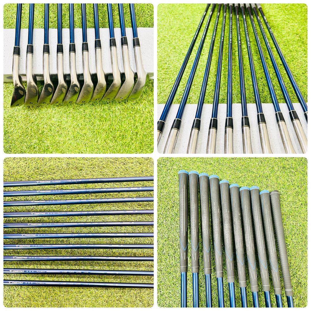 豪華15本 ツアーステージ VIQ CL レディースゴルフセット 初心者 右 L