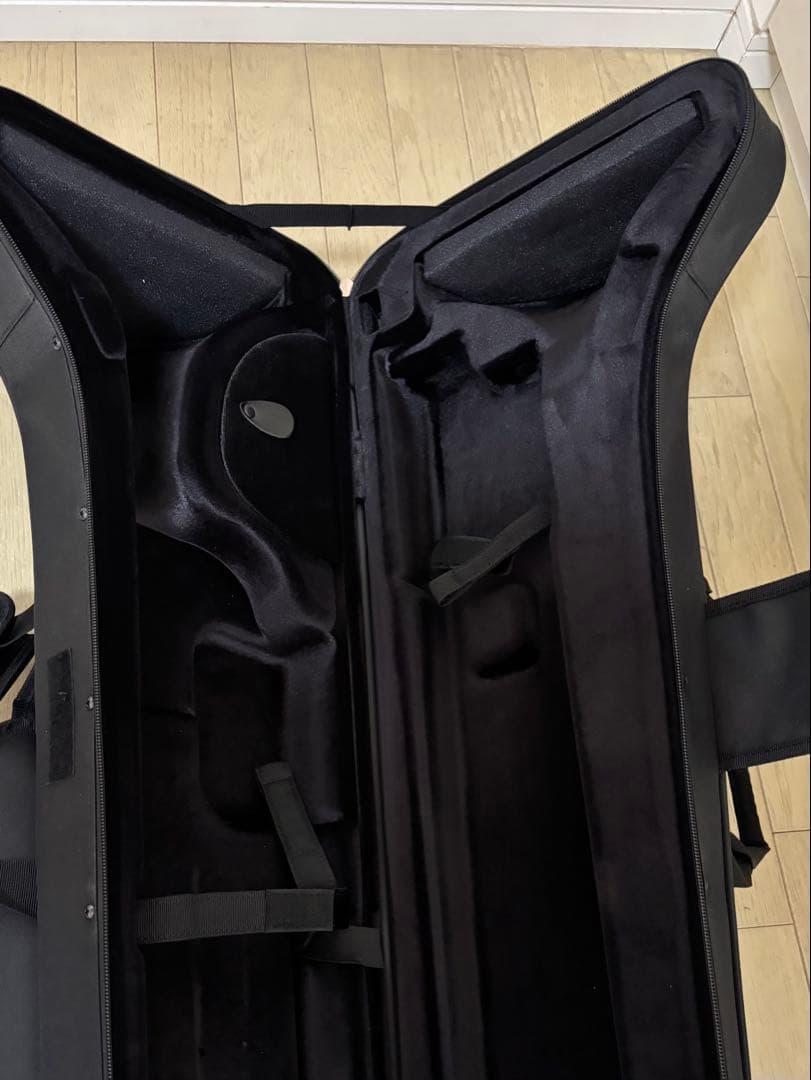 トロンボーン軽量セミハードケース プロテック　背負える　ブラック