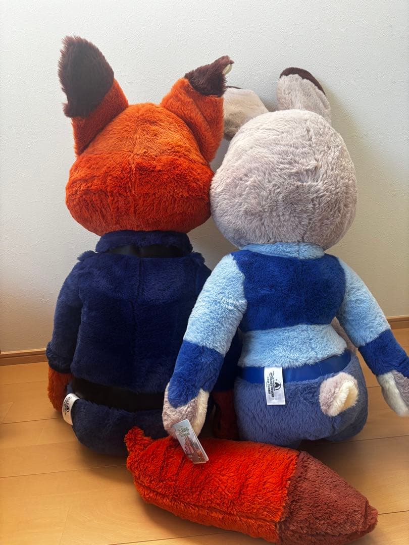 上海ディズニー　ズートピア　ぬいぐるみ