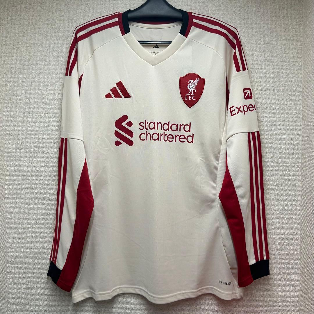 リバプール 2025-26アウェイ長袖レプリカユニフォーム 正規品