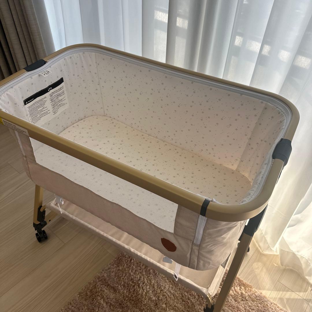未使用級　Maydolly HZDMJ ベビーベッド　折りたたみ式　ケース付き