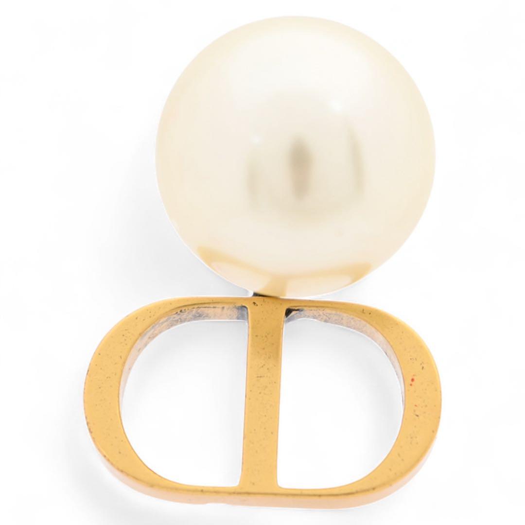 ディオール ピアス パール ロゴ 片耳 Bランク di3706cc