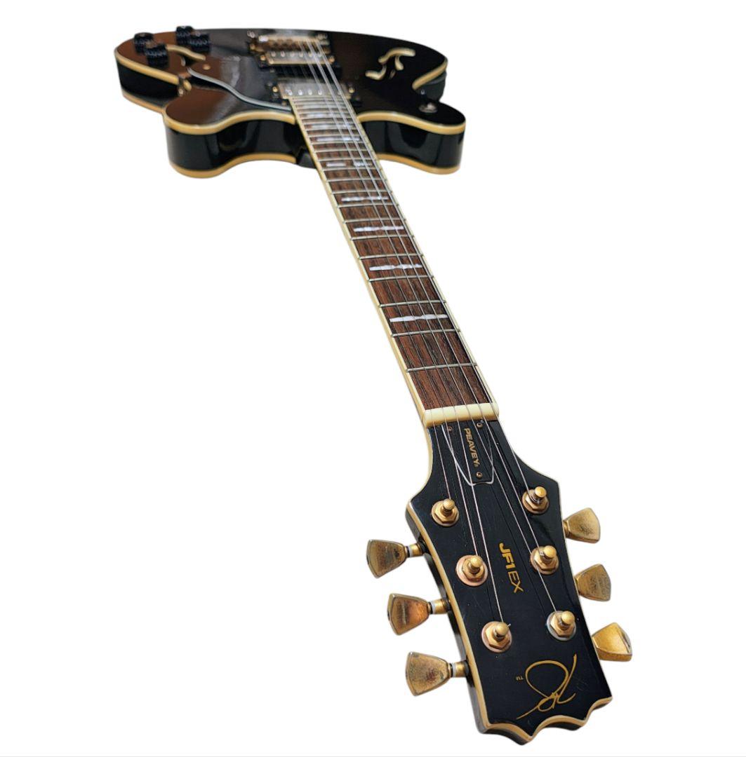 希少 Peavey Hollowbody JF1EX セミアコ ギター 黒