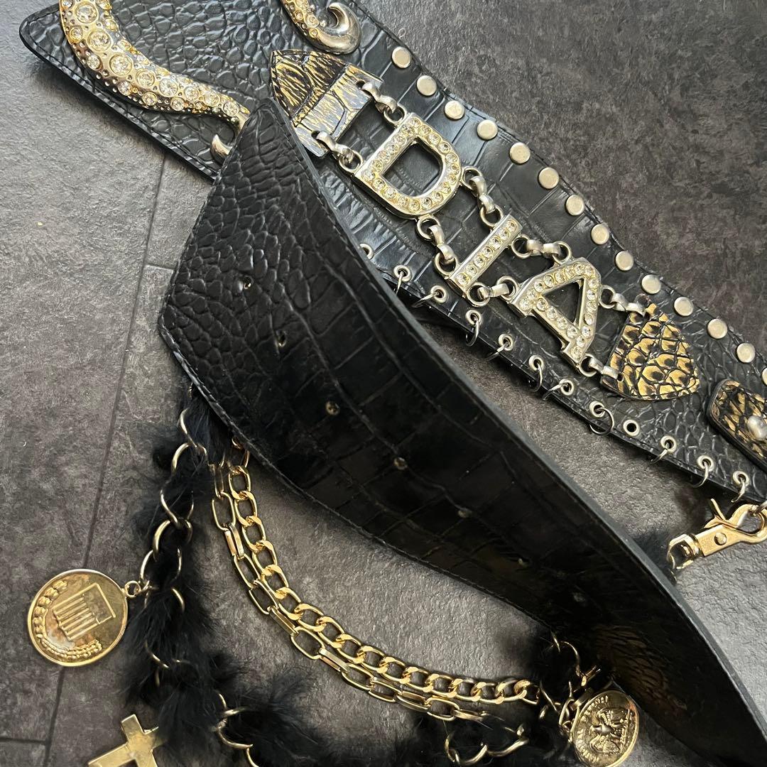 【オマケ付き】 激レア‼︎d.i.a.ロゴ入りベルト チェーン3本セット