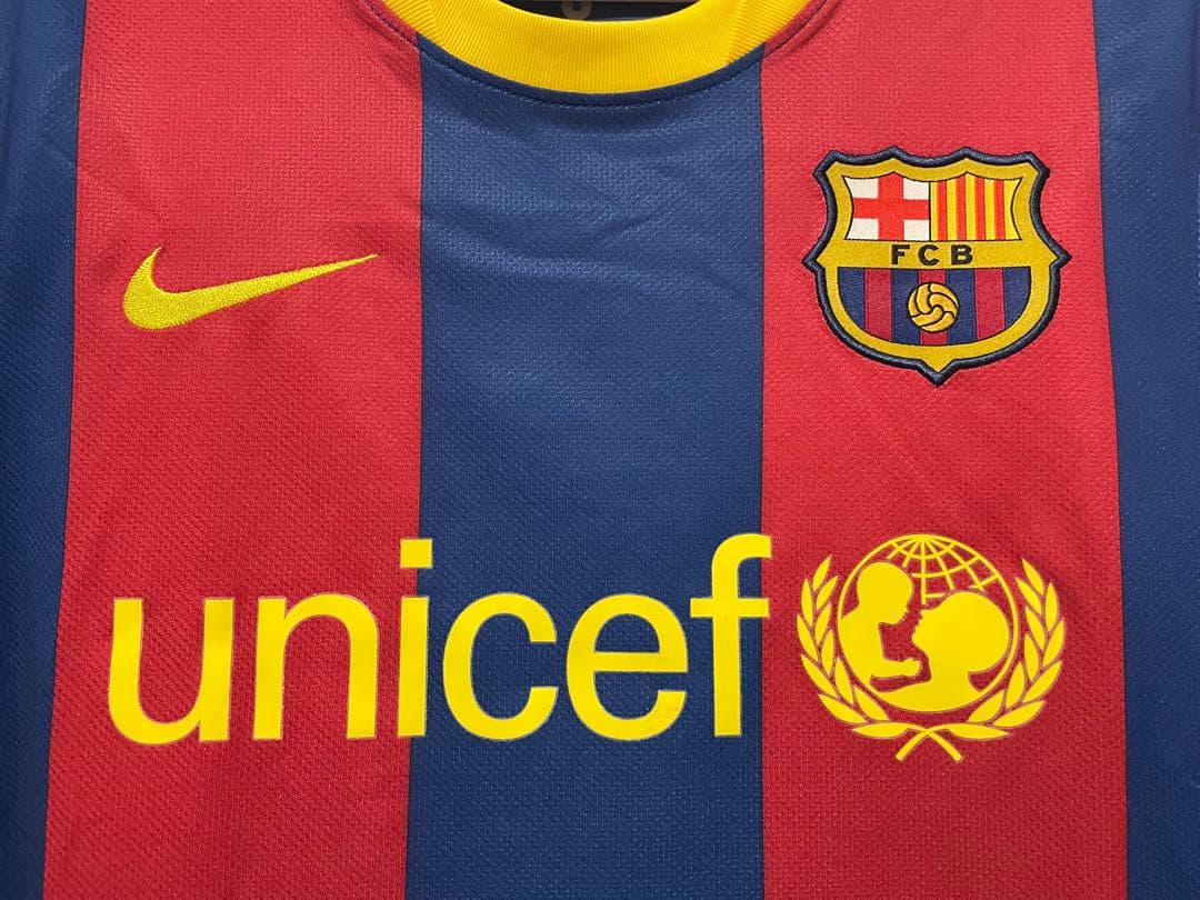 【正規品】バルセロナ　10/11ホームレプリカ長袖