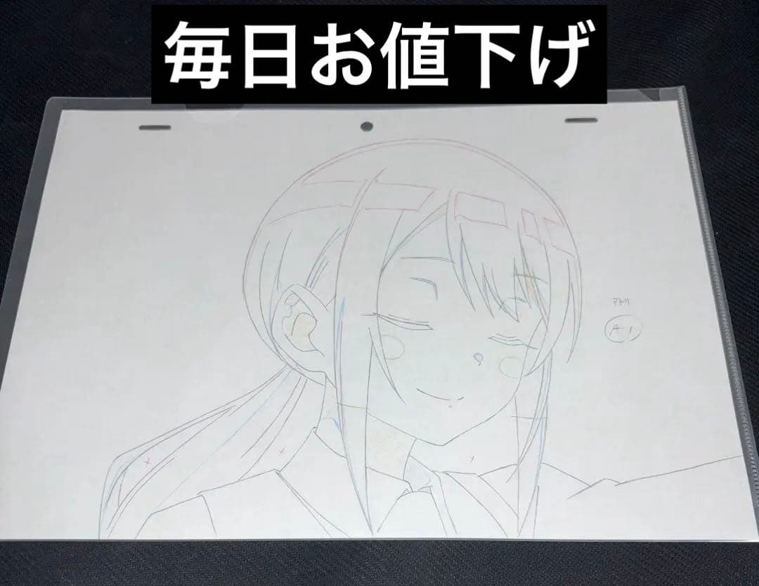 ⑥【毎日お値下げ】アニメ ばっどがーる 生原画 水鳥亜鳥　ワルラジ　会場限定