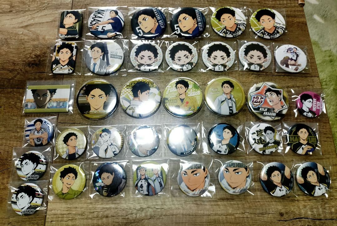 ハイキュー 赤葦京治 缶バッジ まとめ売り