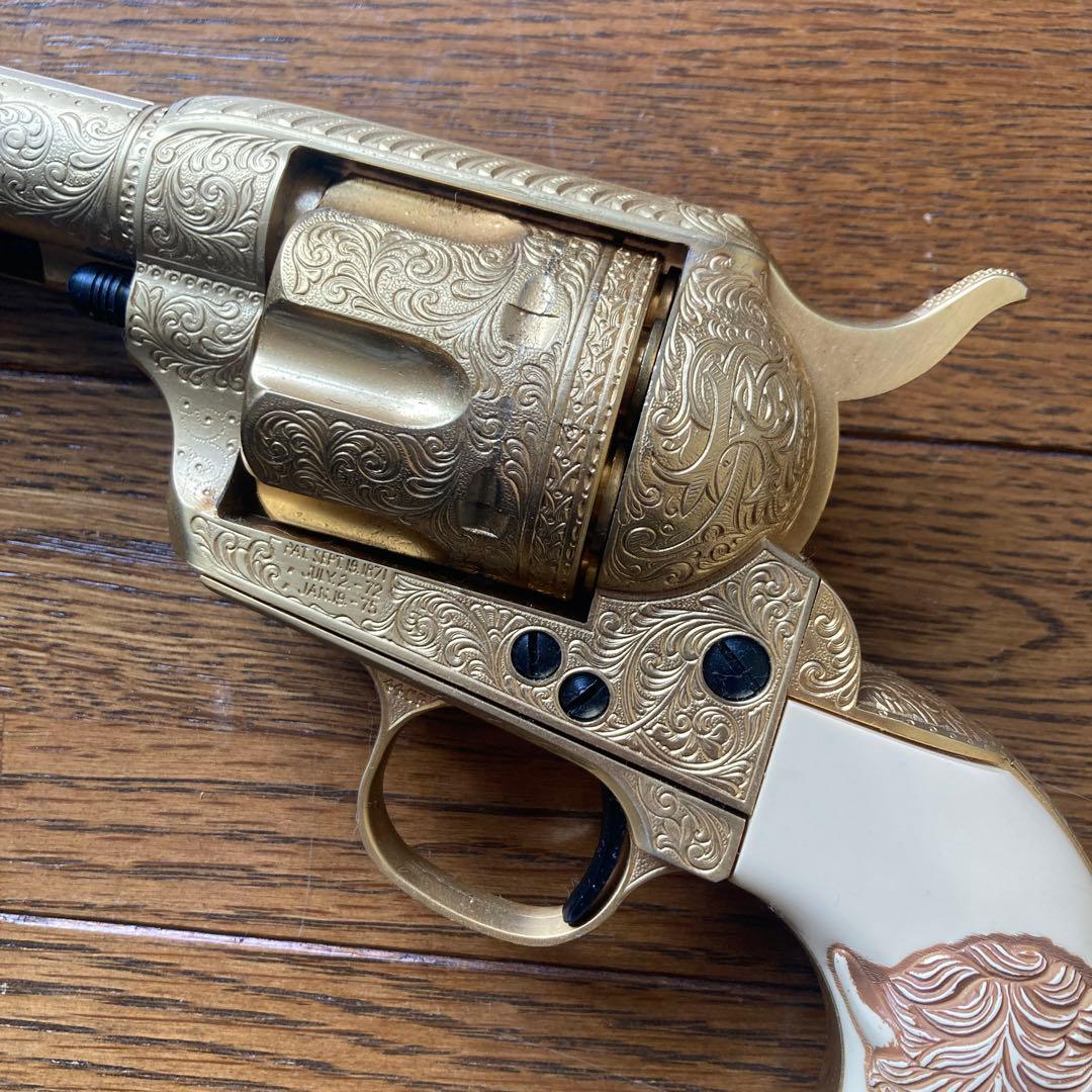 フランクリンミントモデルガン　テディルーズベルト　カートリッジ付きコルトSAA