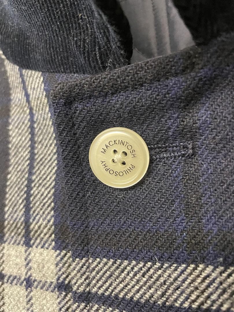 マッキントッシュ フィロソフィー ロングコート リバーシブル
