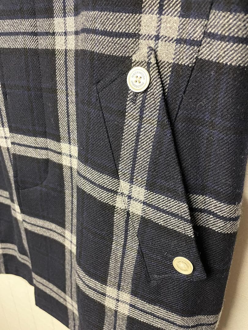 マッキントッシュ フィロソフィー ロングコート リバーシブル