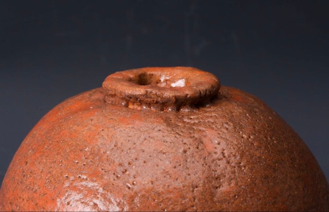 杉本貞光 寺垣外 赤茶碗 共箱 二重箱 仕覆茶道具 赤楽 光悦