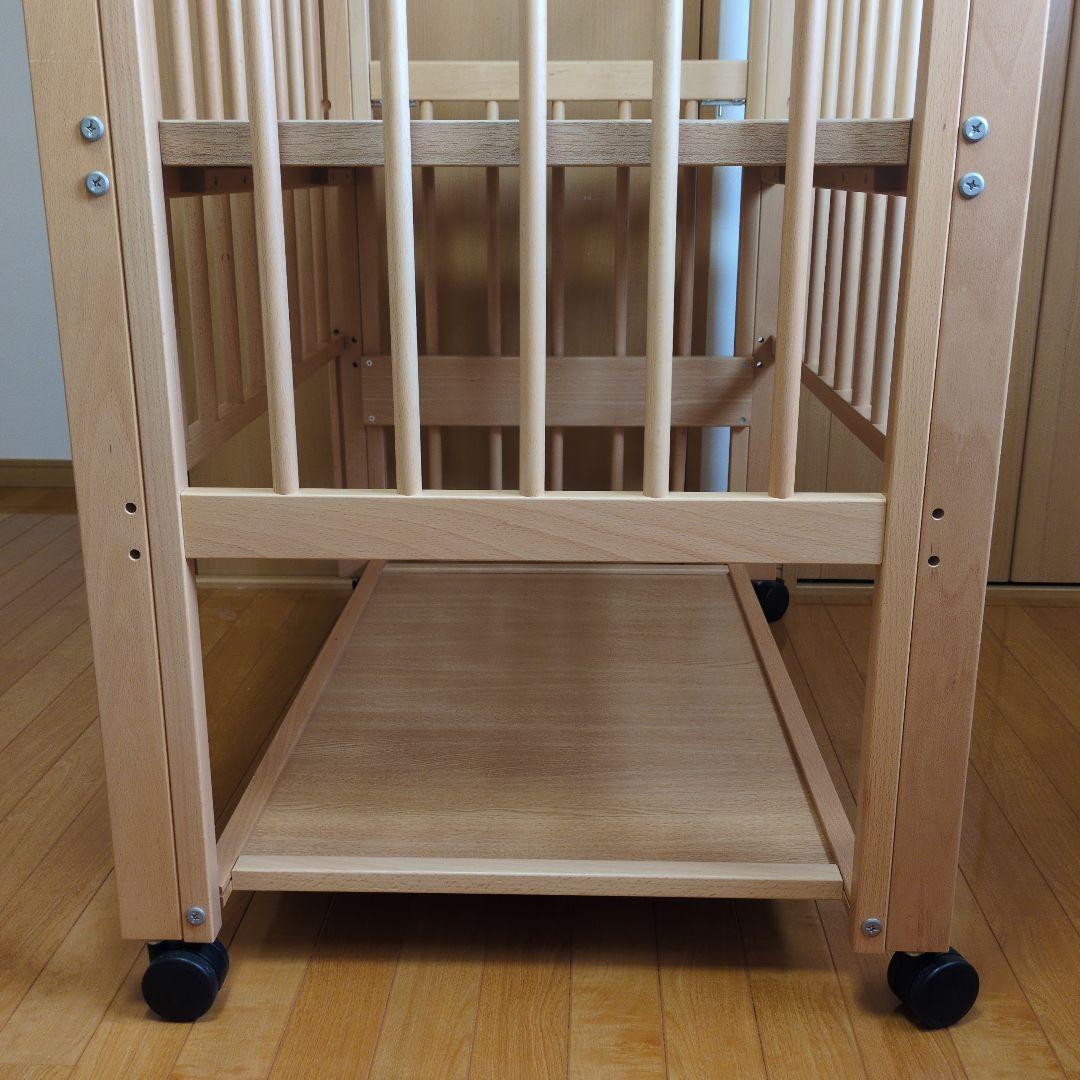 ベビーベッド サワベビー ハイタイプ　トリプルスライド 国産