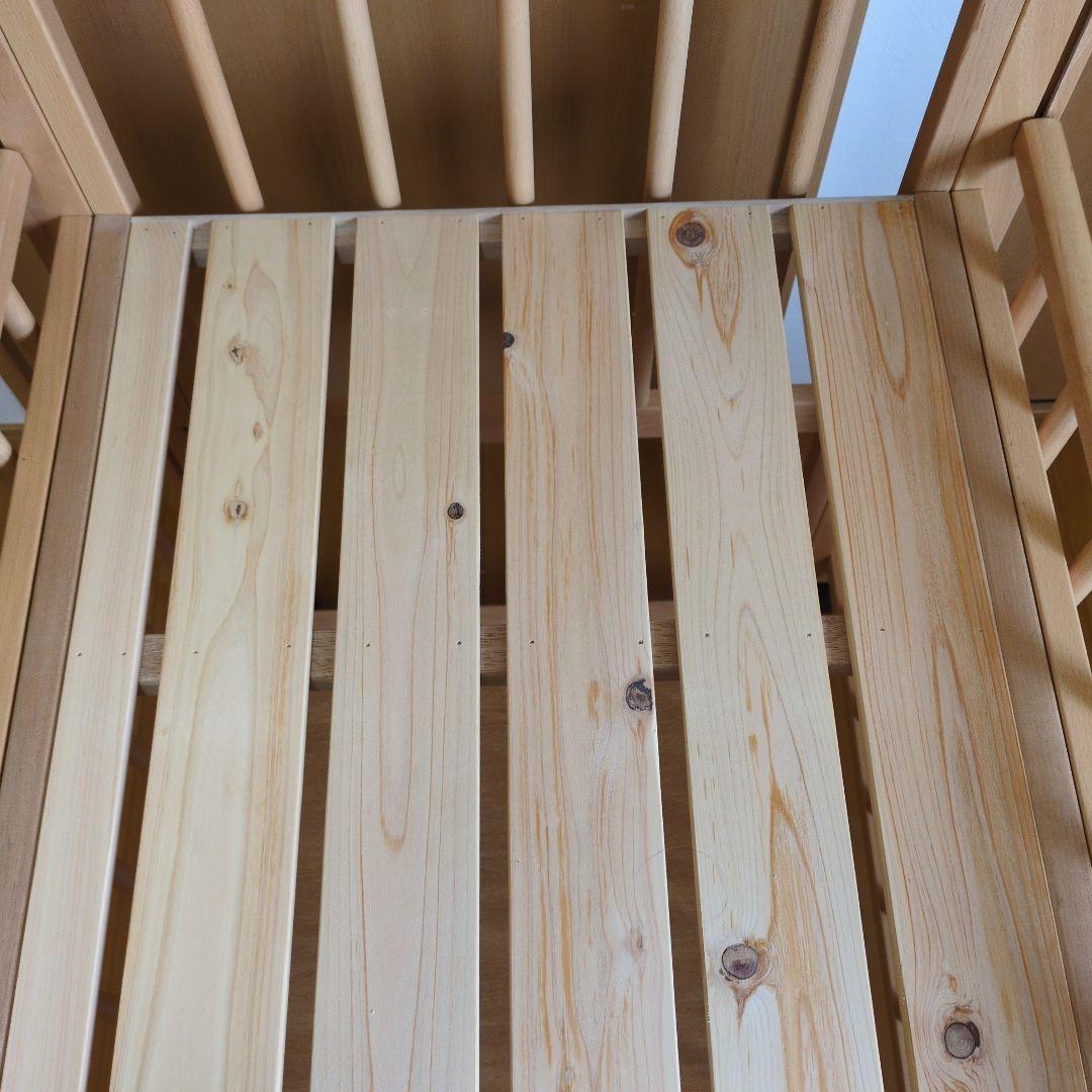 ベビーベッド サワベビー ハイタイプ　トリプルスライド 国産