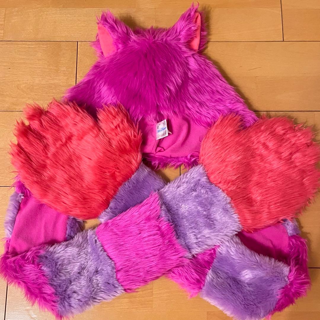 【オークション】ディズニー チェシャ猫 マフラーファンキャップ 美品