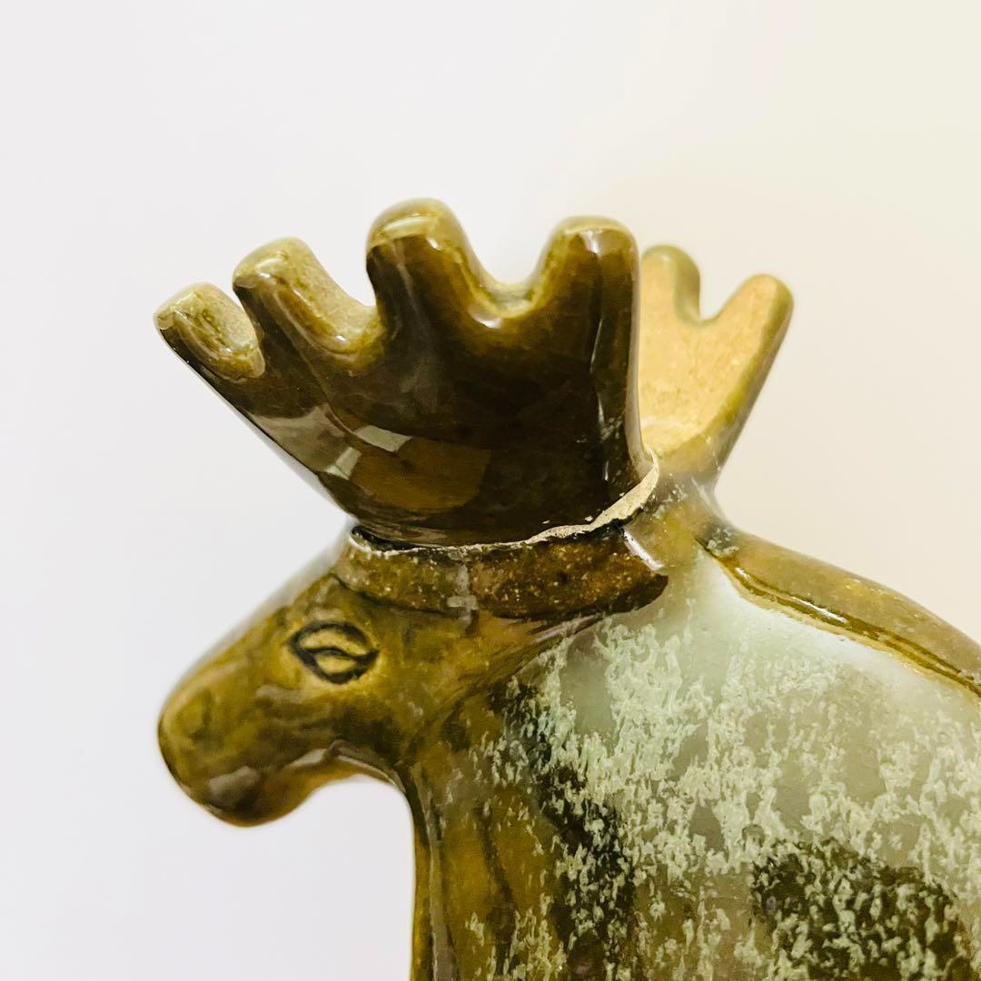 【リサラーソン/STORA ZOO/ヘラジカ】北欧/大きな動物園/修復済