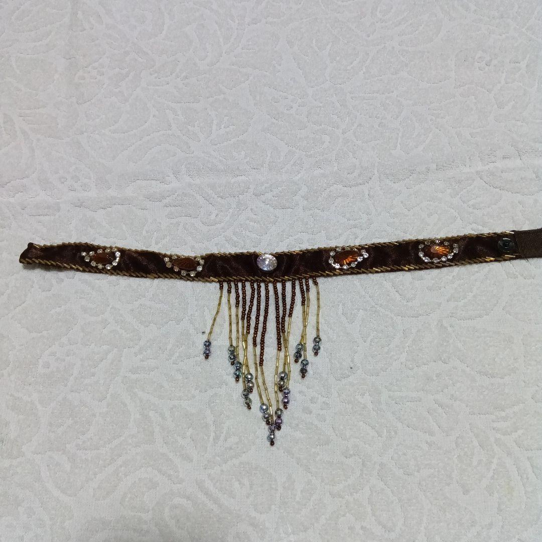 ベリーダンス　衣装　4点セット（ブラ・スカート・アーム・チョーカー）