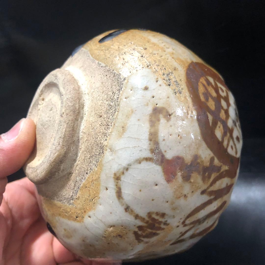 美しい古美術◾️蔵から丸みのある可愛らしい抹茶茶碗が出て来ました。茶道具、花道具