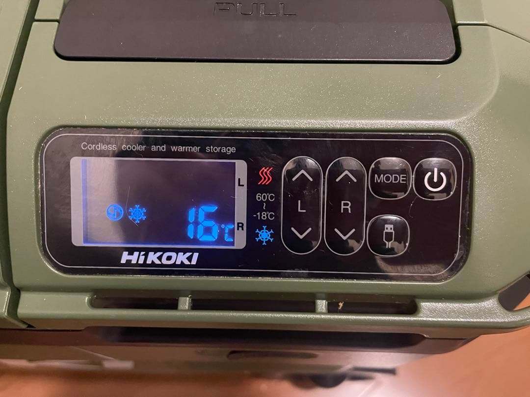 HiKOKI ハイコーキ 冷温庫　UL18DB バッテリー1個つき