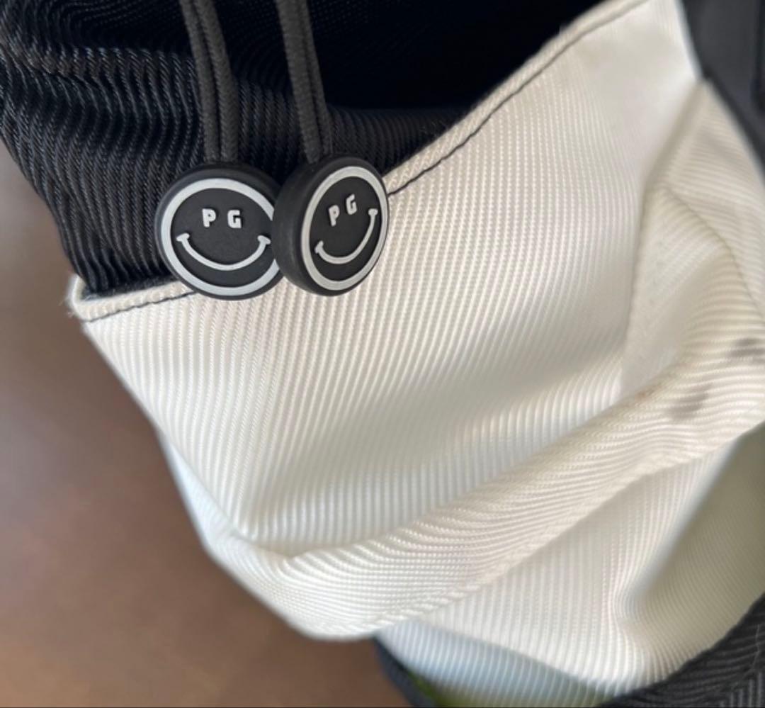 PEARLY GATES トートバッグ 黒/白