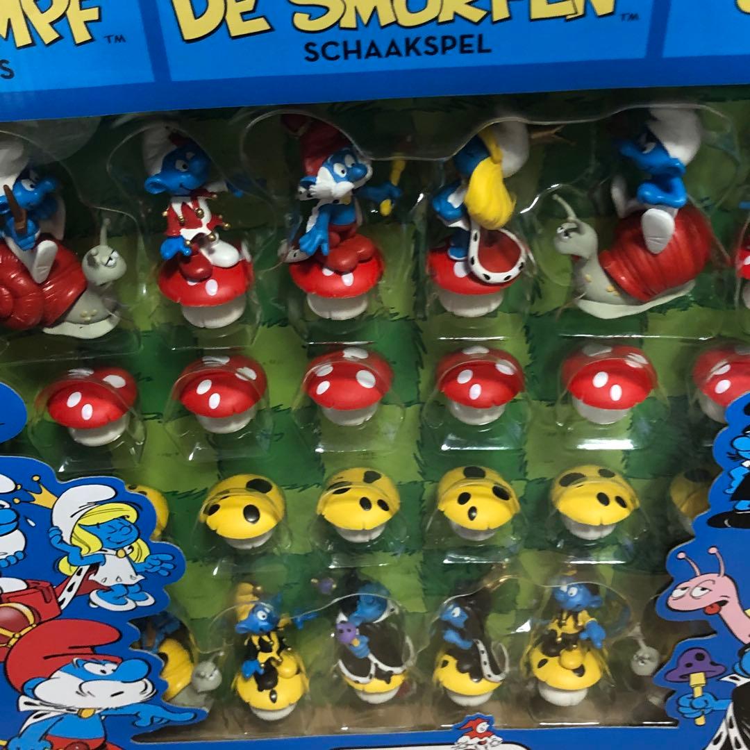 【未開封】Smurf スマーフ　チェスセット　フィギュア PLASTOY社製