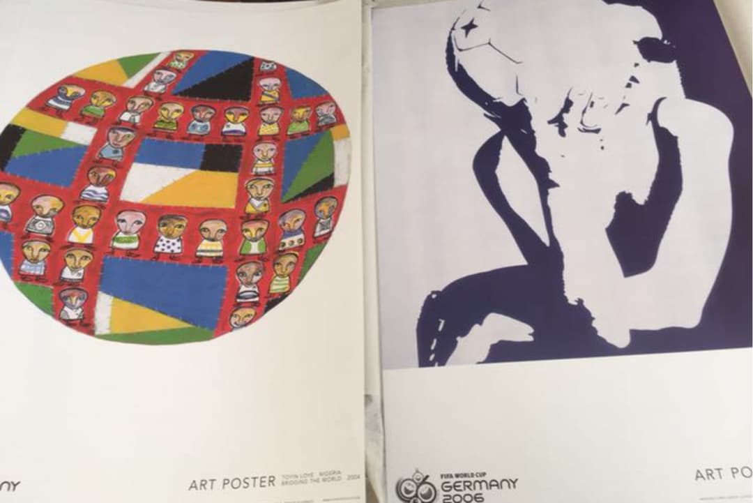 2006年ドイツワールドカップ　オフィシャルポスター　特別セット　美品