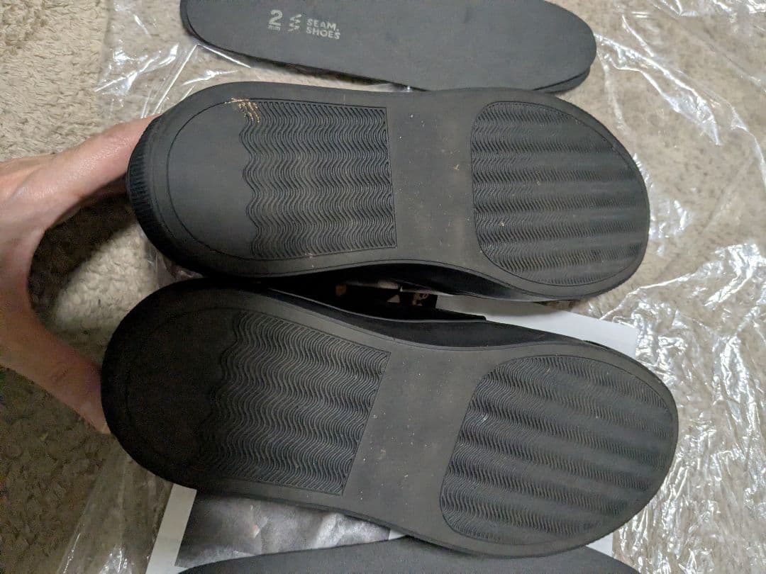 ＳＥＡＭ.SHOES ローファー　ブラック　23.5