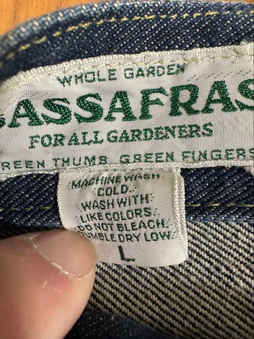 SASSAFRAS フォールリーフパンツ