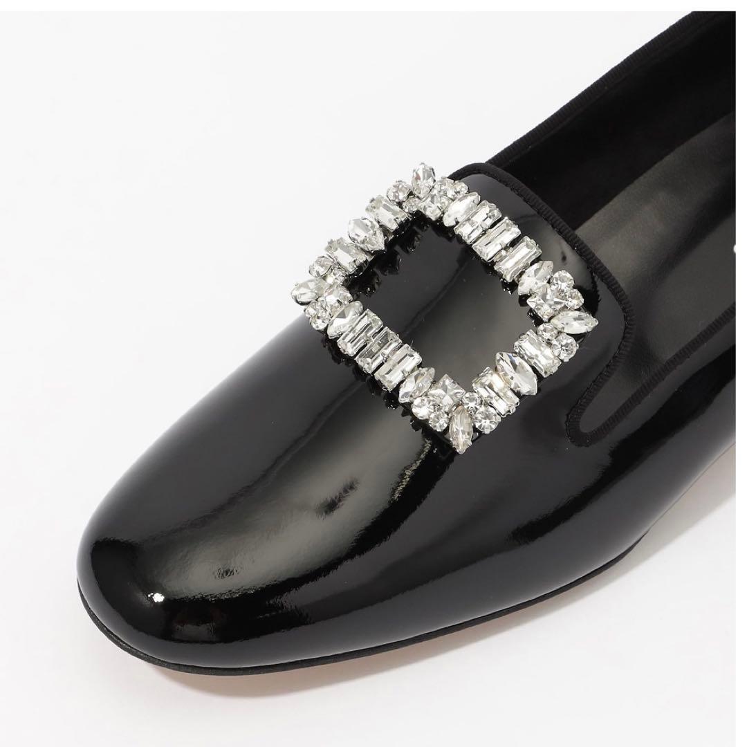 ピッピシックビジューオペラローファー　トゥモローランド パンプス　エナメル　37