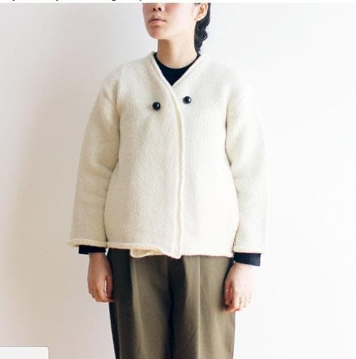 3.5万　dantan degas ダンタン　ニットカーディガン　ドガ ダンタン