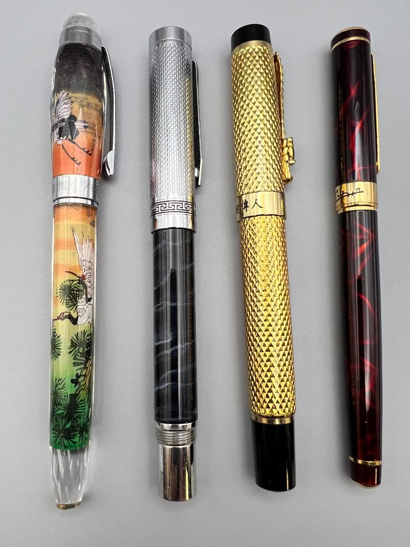 中国製　万年筆　3本　PICASSO 万年筆　1本　合計4本