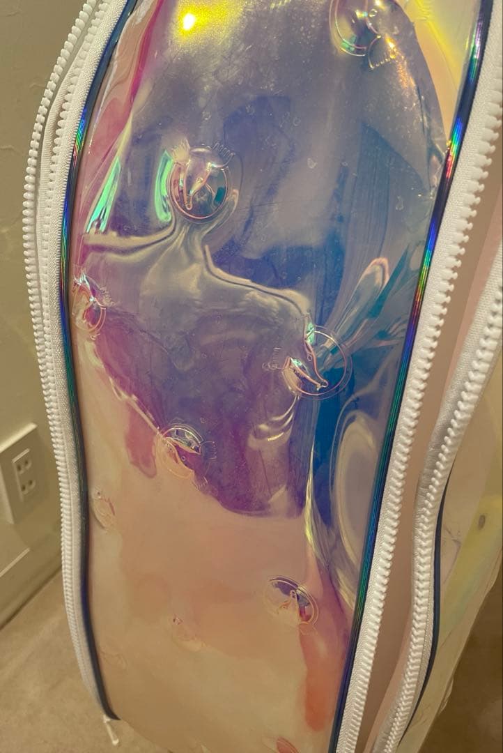 yuki様【お値下げ】HONMA ホンマ　レインボー　透明 キャディバッグ