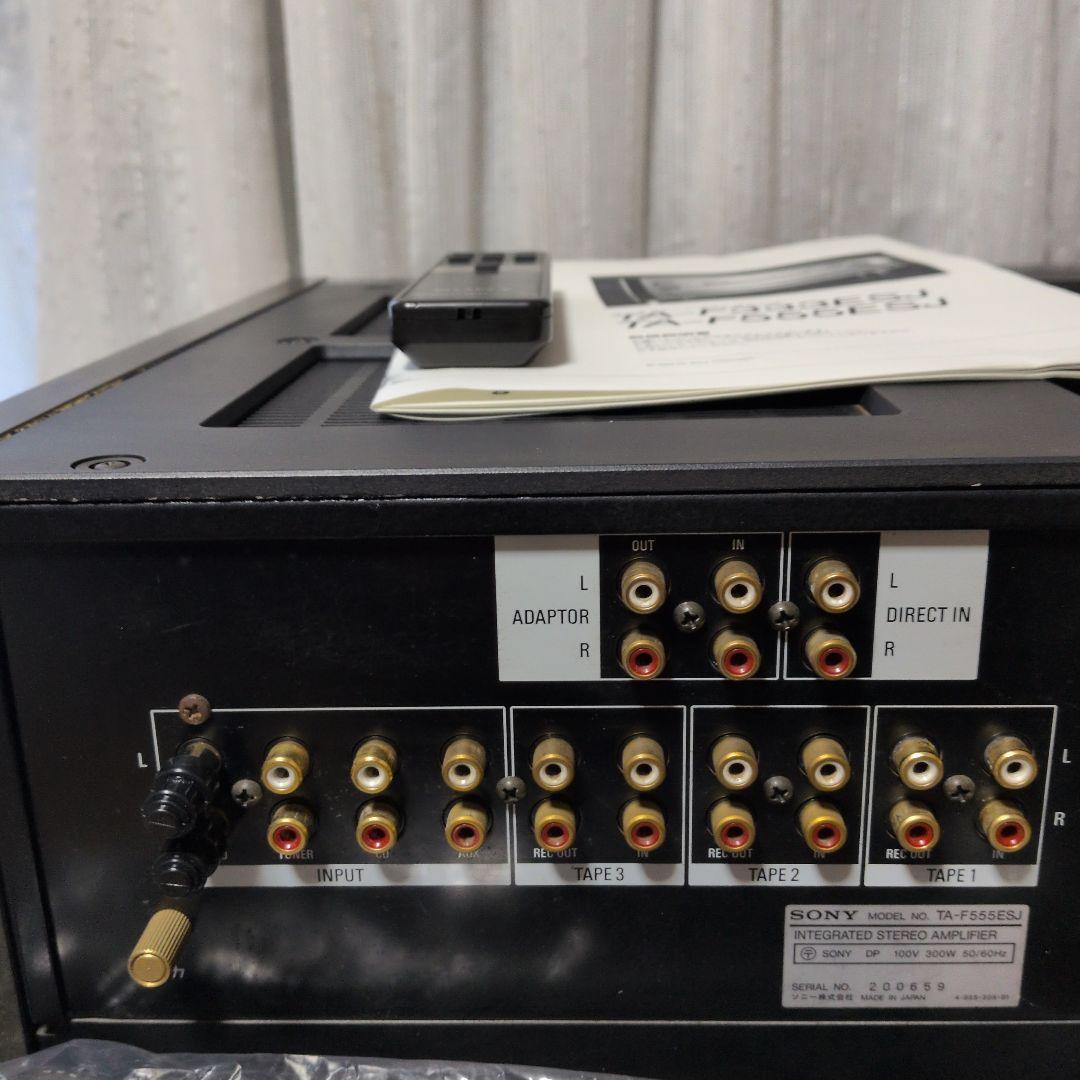 SONYプリメインアンプTA−F555ESJ　リモコン・取説付き(コピー）