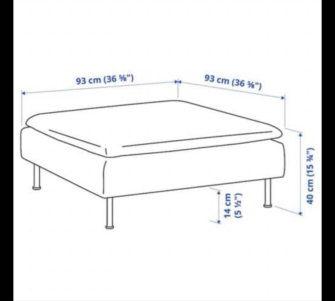 IKEA ソーデルハムン オットマン廃盤色
