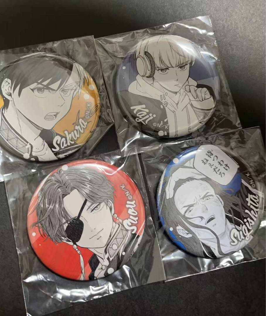 WIND BREAKER CANバッジ 蘇枋隼飛 桜遥 梶蓮 杉下京太郎