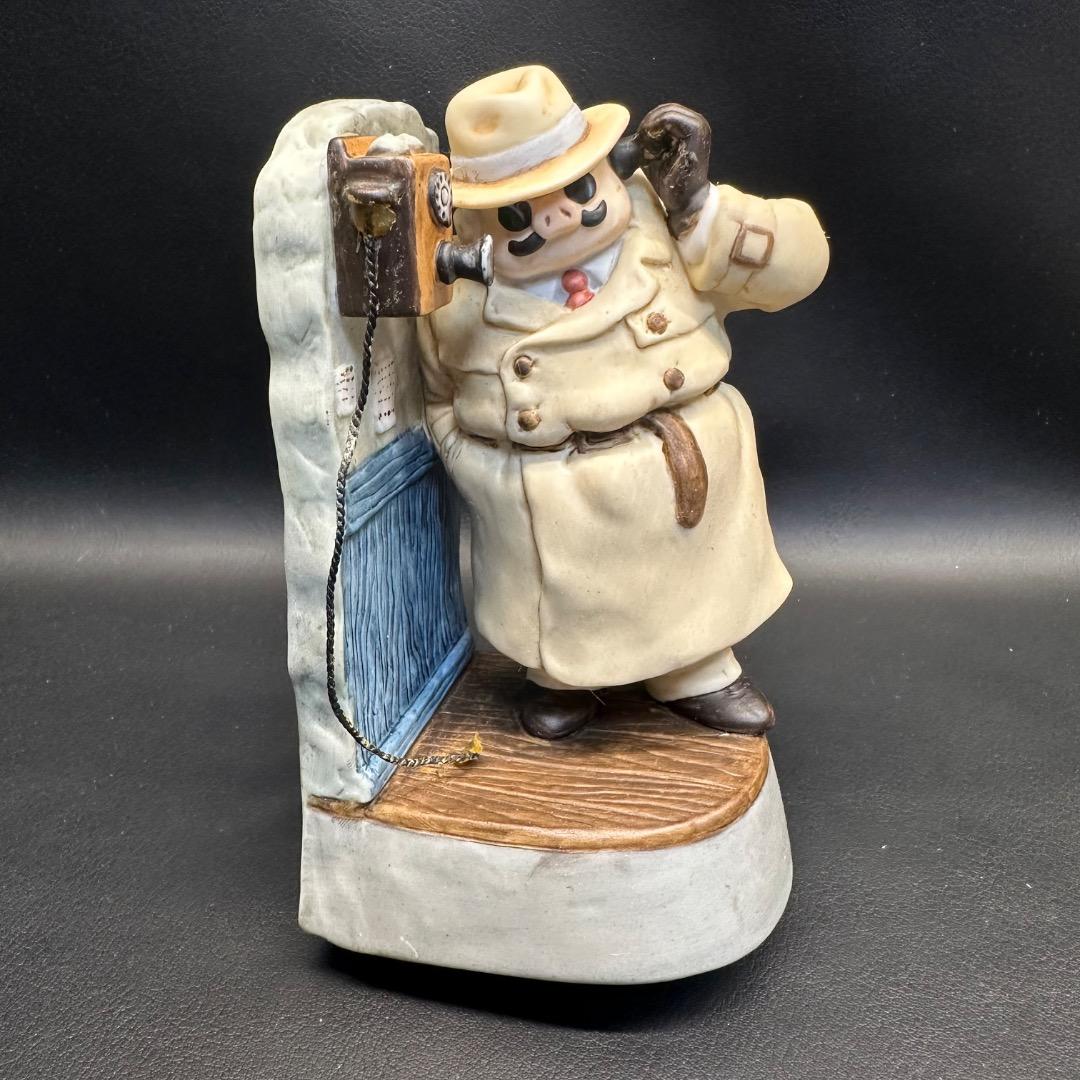 ♡Fa右1024 ジブリ 紅の豚 ポルコ・ロッソ オルゴール 磁器製